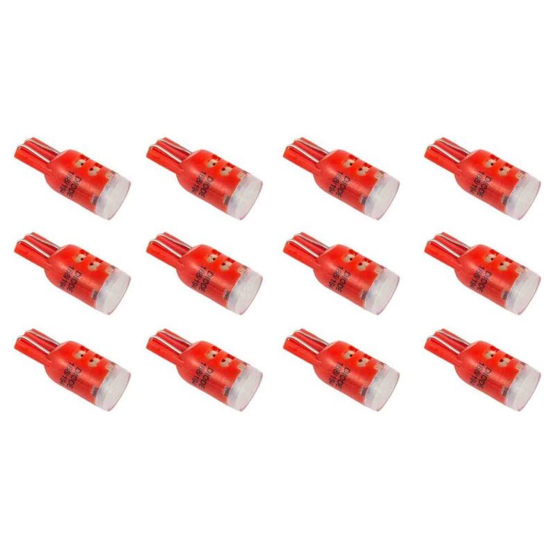 Diode Dynamics 194 LED Bulb HP3 LED - Red Set of 12