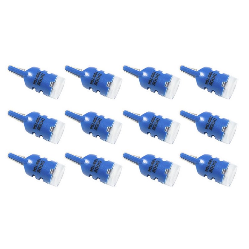 Diode Dynamics 194 LED Bulb HP3 LED - Blue Set of 12