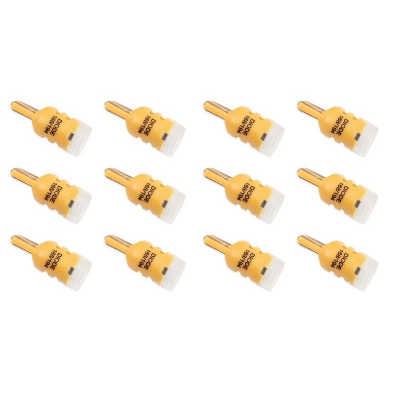 Diode Dynamics 194 LED Bulb HP3 LED - Amber Set of 12