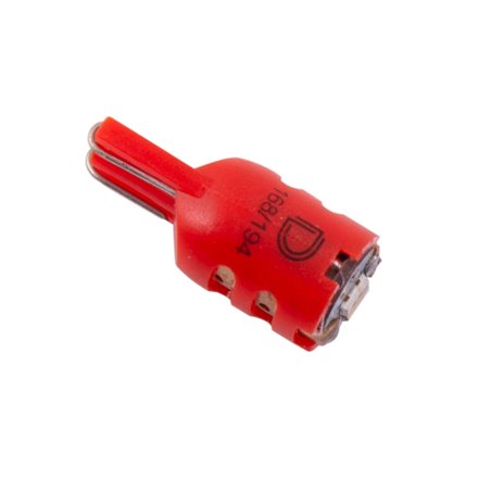 Diode Dynamics 194 LED Bulb HP5 LED - Red Short (Single)