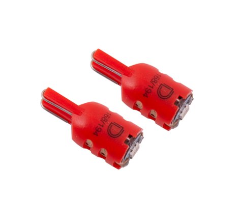 Diode Dynamics 194 LED Bulb HP5 LED - Red Short (Pair)