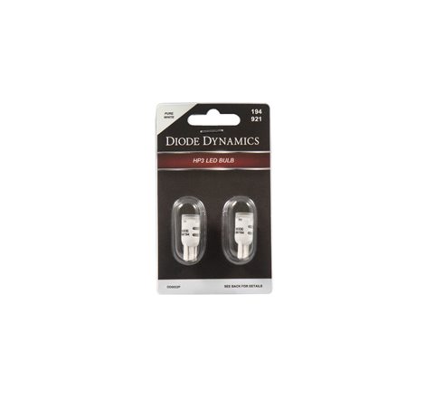 Diode Dynamics 194 LED Bulb HP3 LED Pure - White Short (Pair)