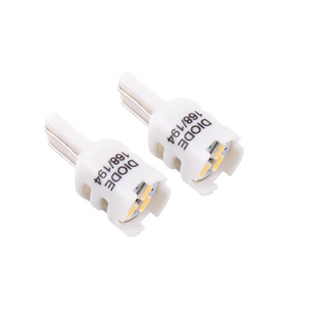 Diode Dynamics 194 LED Bulb HP3 LED Natural - White Short (Pair)