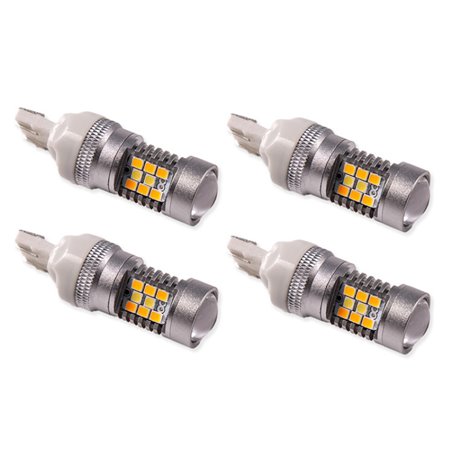 Diode Dynamics 7443 LED Bulb HP24 LED - Cool - White Switchback Set of 4