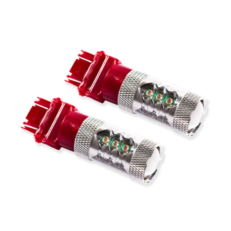 Diode Dynamics 3157 LED Bulb XP80 LED - Red (Pair)