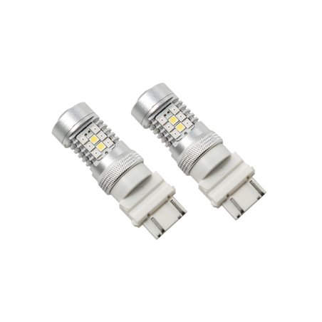 Diode Dynamics 3157 LED Bulb HP24 Dual-Color LED - Red - White (Pair)