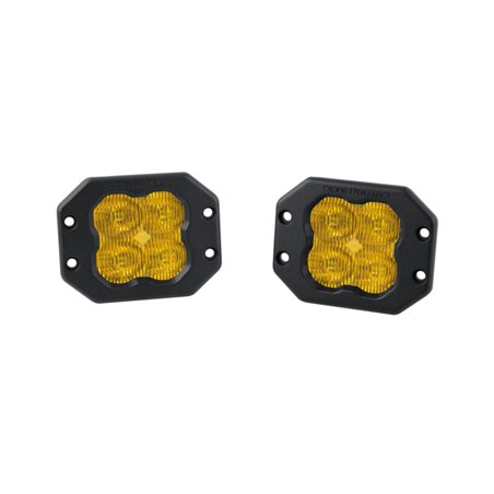 Diode Dynamics SS3 LED Pod Pro - Yellow SAE Fog Flush (Pair)