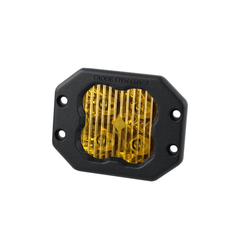 Diode Dynamics SS3 LED Pod Pro - Yellow Driving Flush (Single)