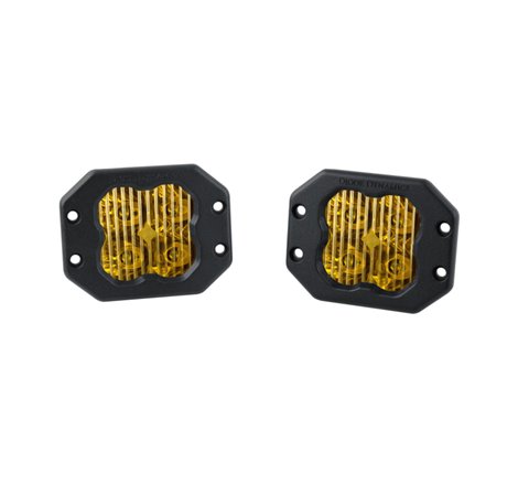 Diode Dynamics SS3 LED Pod Pro - Yellow Driving Flush (Pair)