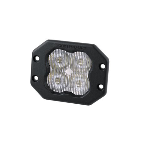 Diode Dynamics SS3 LED Pod Pro - White SAE Fog Flush (Single)