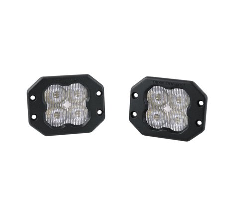 Diode Dynamics SS3 LED Pod Pro - White SAE Fog Flush (Pair)