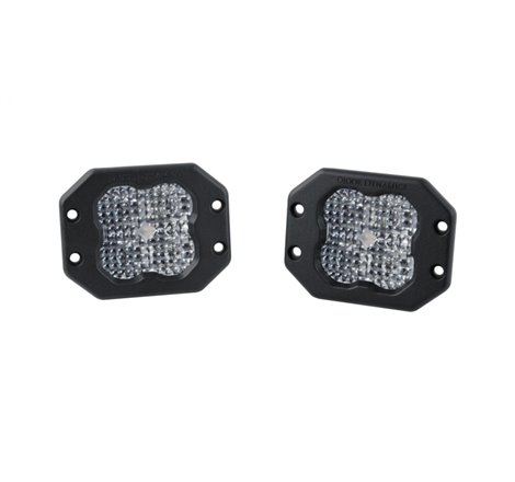 Diode Dynamics SS3 LED Pod Pro - White Flood Flush (Pair)