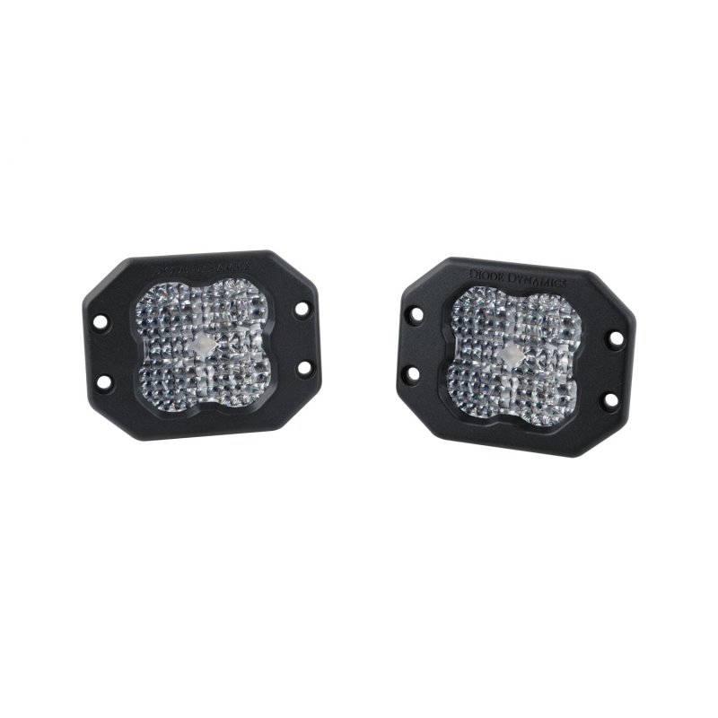 Diode Dynamics SS3 LED Pod Pro - White Flood Flush (Pair)