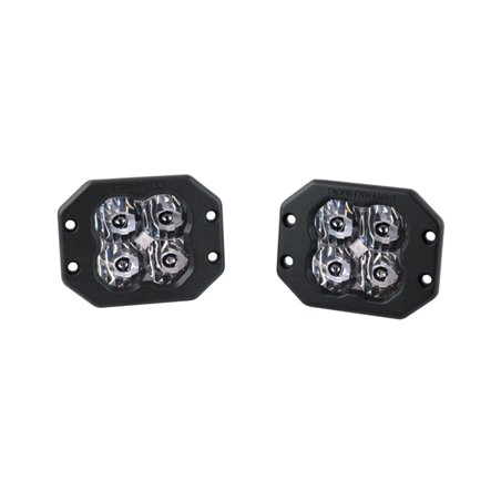 Diode Dynamics SS3 LED Pod Pro - White SAE Driving Flush (Pair)