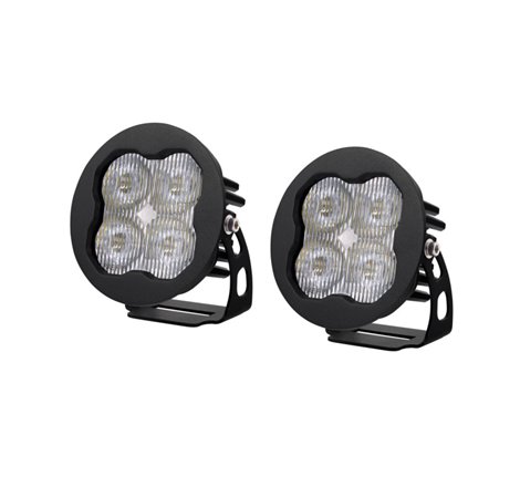 Diode Dynamics SS3 LED Pod Pro - White SAE Fog Round (Pair)