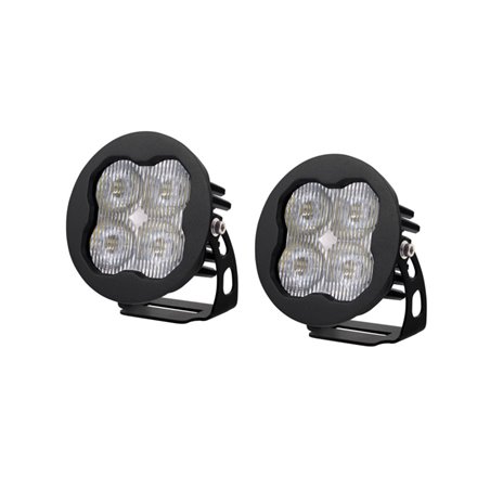 Diode Dynamics SS3 LED Pod Pro - White SAE Fog Round (Pair)