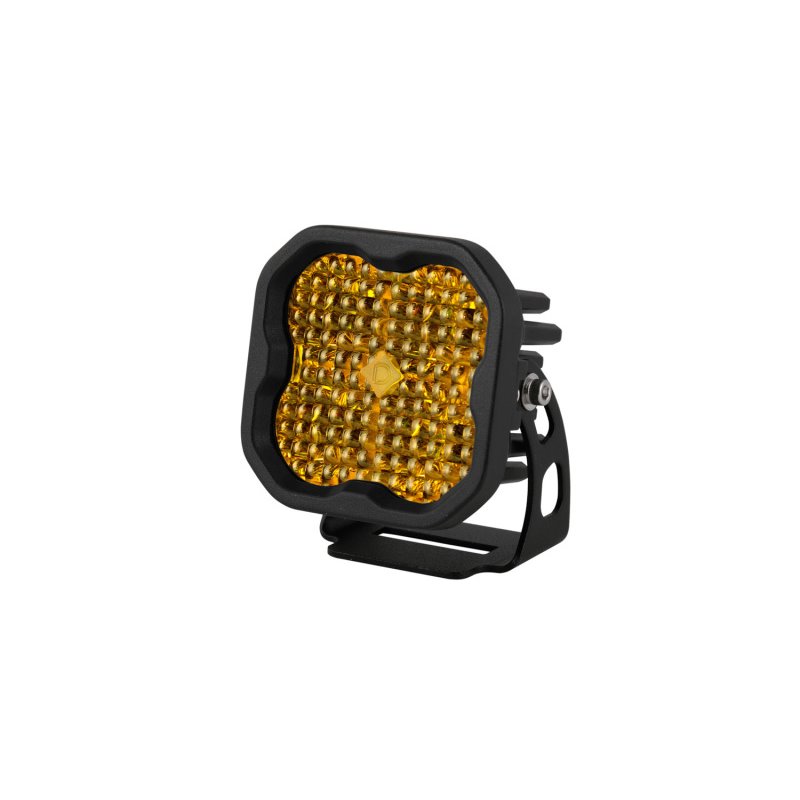 Diode Dynamics SS3 LED Pod Pro - Yellow Flood Standard (Single)