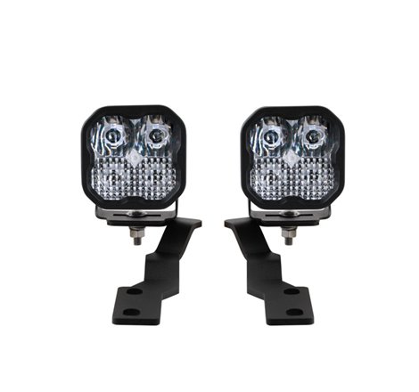 Diode Dynamics 16-21 Toyota Tacoma Pro SS3 LED Ditch Light Kit - White Combo