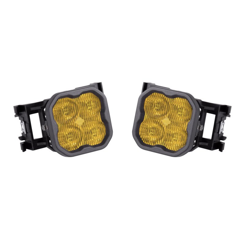 Diode Dynamics SS3 Type X LED Fog Light Kit - Yellow SAE Fog Sport