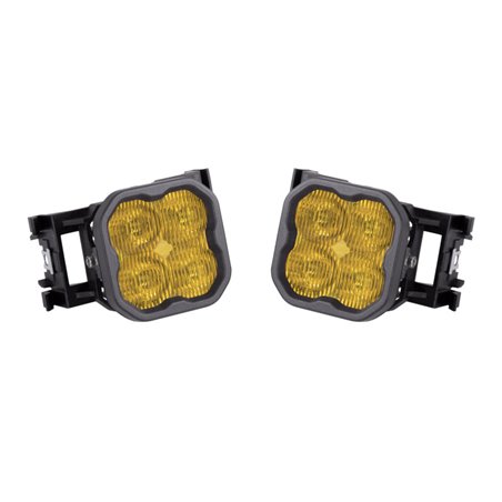 Diode Dynamics SS3 Type X LED Fog Light Kit - Yellow SAE Fog Sport