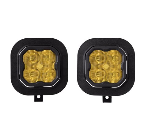 Diode Dynamics SS3 Type SD LED Fog Light Kit Pro - Yellow SAE Fog