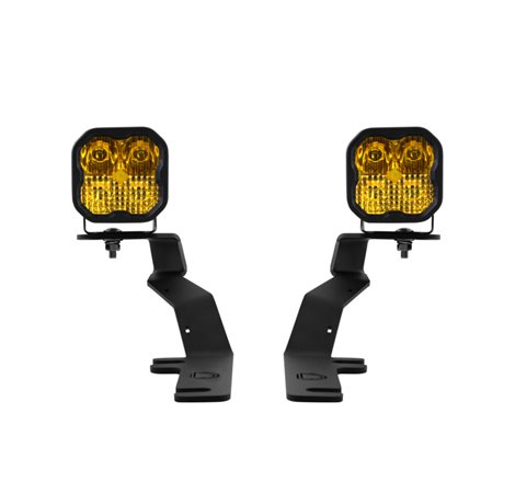 Diode Dynamics 15-20 Ford F-150/Raptor Pro SS3 LED Ditch Light Kit - Yellow Combo