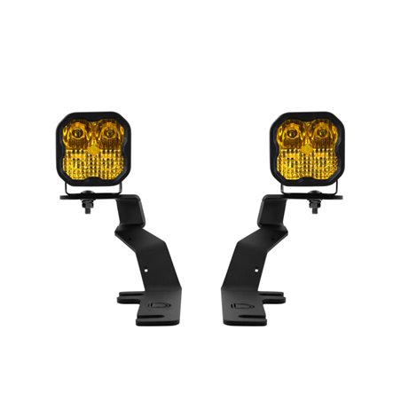 Diode Dynamics 15-20 Ford F-150/Raptor Pro SS3 LED Ditch Light Kit - Yellow Combo