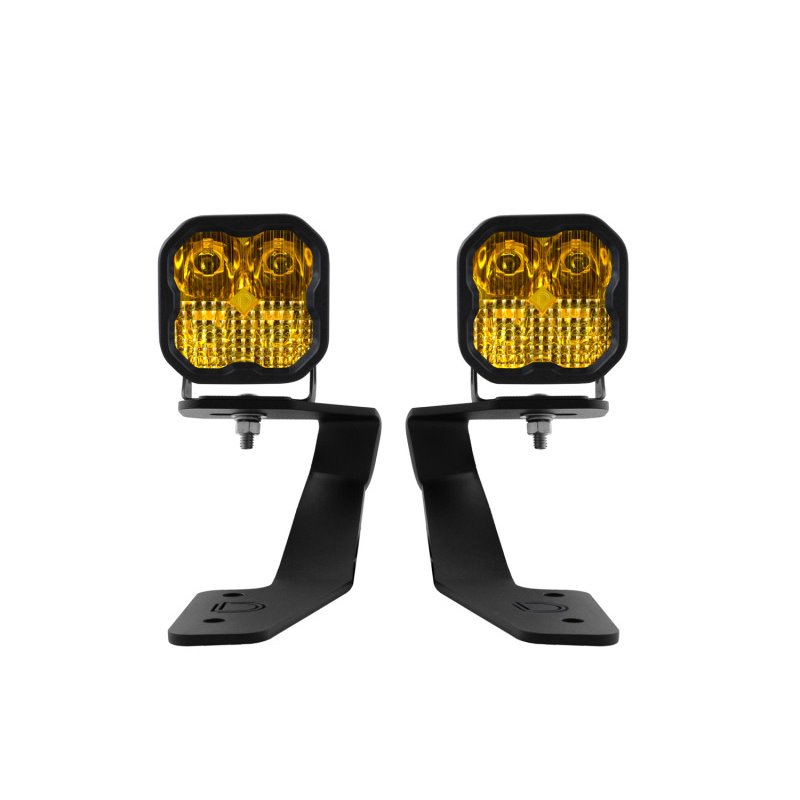 Diode Dynamics 18-21 Subaru Crosstrek Pro SS3 LED Ditch Light Kit - Yellow Combo