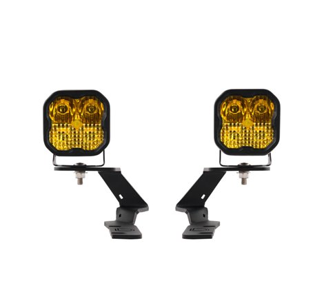 Diode Dynamics 19-21 Ford Ranger Pro SS3 LED Ditch Light Kit - Yellow Combo