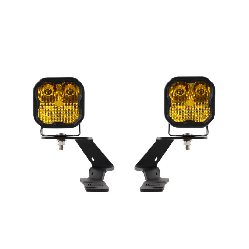 Diode Dynamics 19-21 Ford Ranger Pro SS3 LED Ditch Light Kit - Yellow Combo