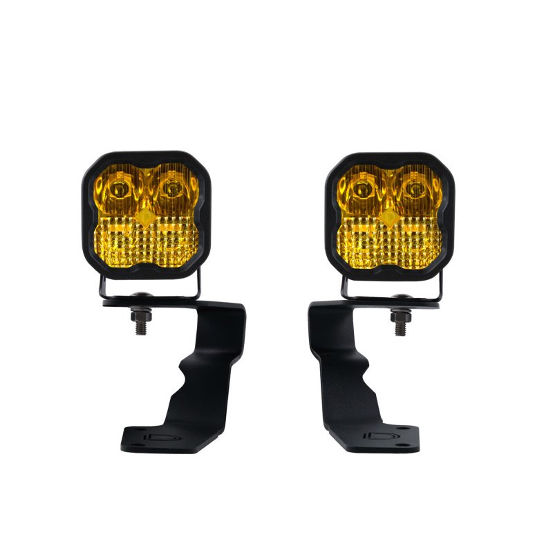 Diode Dynamics 15-21 Subaru WRX/STi Pro SS3 LED Ditch Light Kit - Yellow Combo