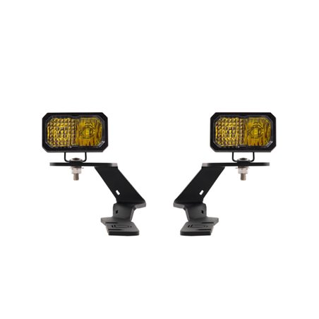 Diode Dynamics 19-21 Ford Ranger Stage Series 2in LED Ditch Light Kit - Yellow Pro Combo