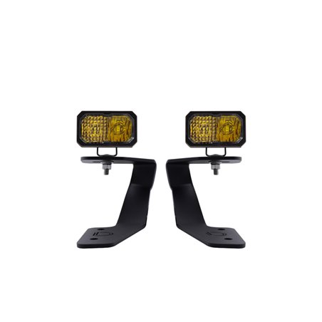 Diode Dynamics 18-21 Subaru Crosstrek Stage Series 2in LED Ditch Light Kit - Yellow Pro Combo