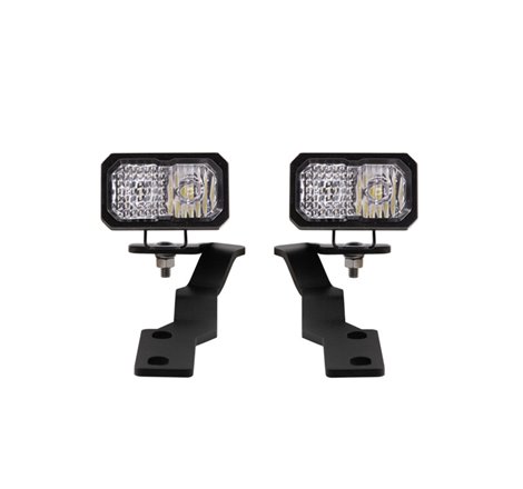 Diode Dynamics 16-21 Toyota Tacoma Stage Series 2in LED Ditch Light Kit - Pro White Combo