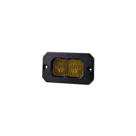 Diode Dynamics Stage Series 2 In LED Pod Pro - Yellow Fog Flush ABL Each