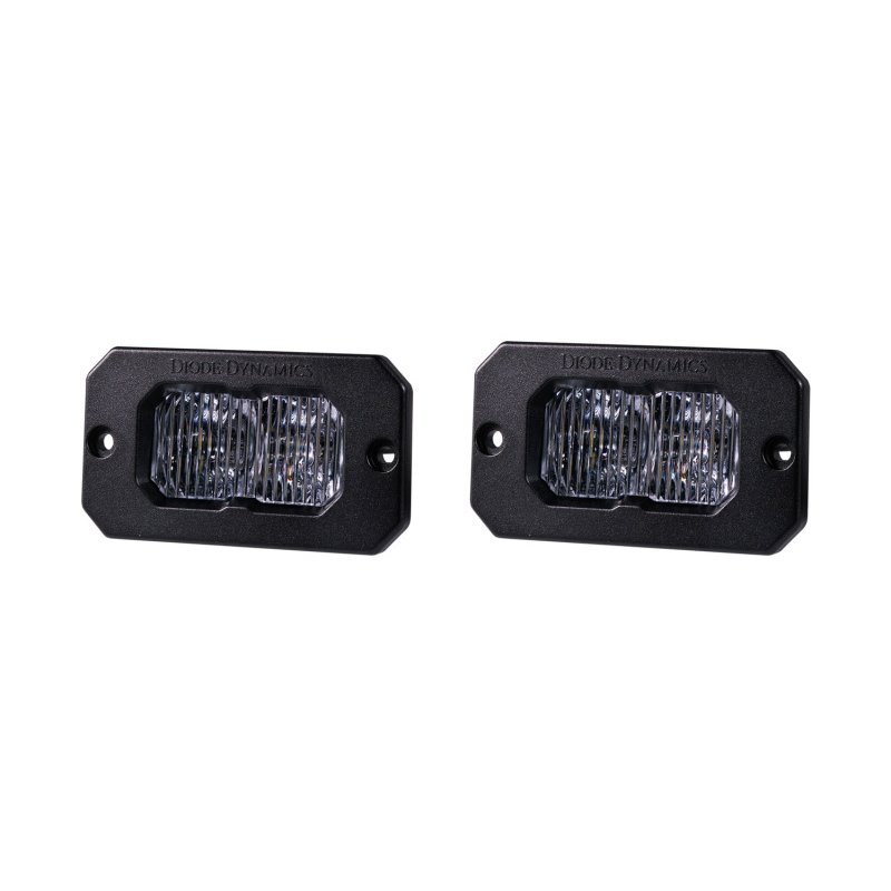 Diode Dynamics Stage Series 2 In LED Pod Pro - White Fog Flush WBL (Pair)