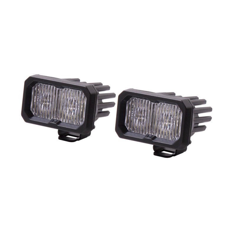 Diode Dynamics Stage Series 2 In LED Pod Pro - White Fog Standard WBL (Pair)