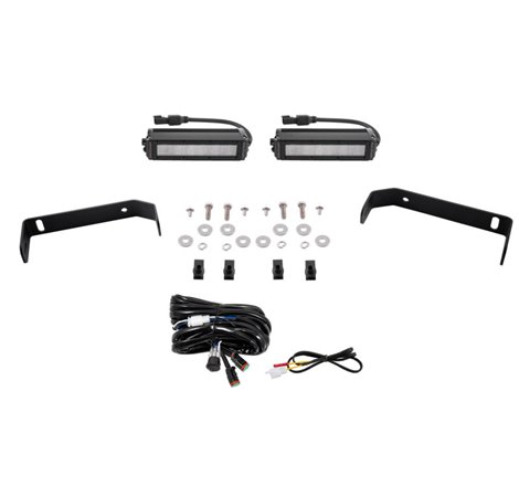 Diode Dynamics 19-21 Ford Ranger SS6 LED Lightbar Kit - White Wide