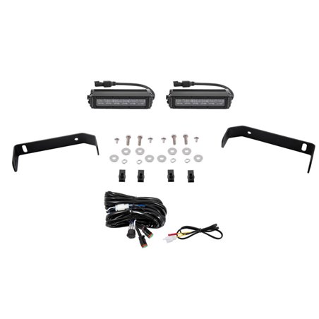 Diode Dynamics 19-21 Ford Ranger SS6 LED Lightbar Kit - White Driving