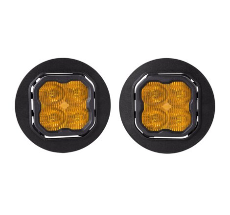 Diode Dynamics SS3 LED Pod Max Type OB Kit - Yellow SAE Fog