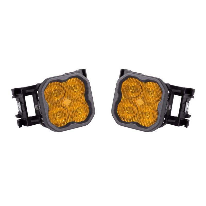 Diode Dynamics SS3 LED Pod Max Type X Kit - Yellow SAE Fog