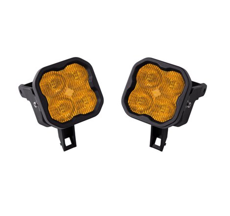 Diode Dynamics SS3 LED Pod Max Type SDX Kit - Yellow SAE Fog