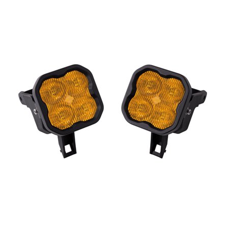 Diode Dynamics SS3 LED Pod Max Type SDX Kit - Yellow SAE Fog