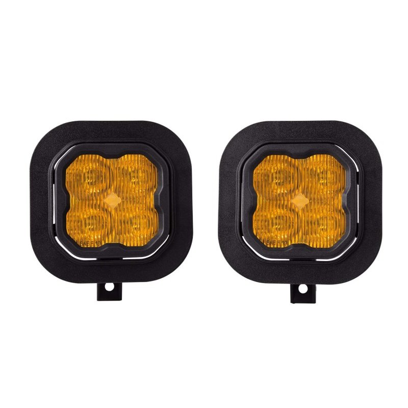 Diode Dynamics SS3 LED Pod Max Type SD Kit - Yellow SAE Fog