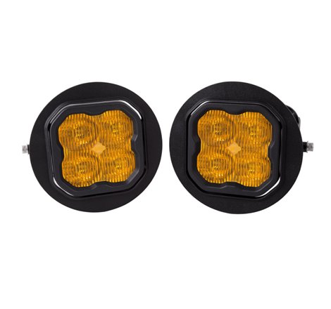 Diode Dynamics SS3 LED Pod Max Type FT Kit - Yellow SAE Fog