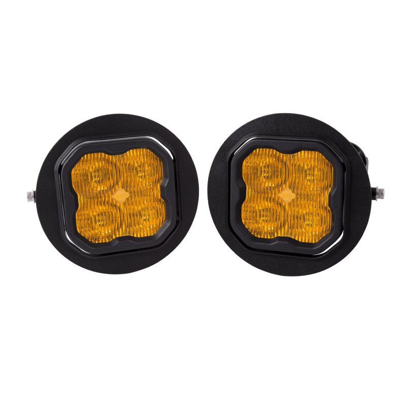 Diode Dynamics SS3 LED Pod Max Type FT Kit - Yellow SAE Fog