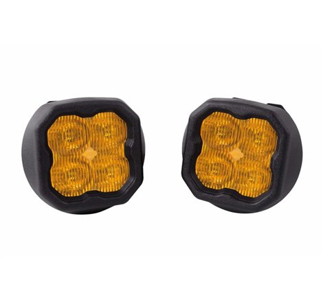 Diode Dynamics SS3 LED Pod Max Type GM Kit - Yellow SAE Fog