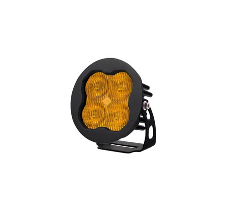 Diode Dynamics SS3 LED Pod Max - Yellow SAE Fog Round (Single)