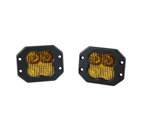 Diode Dynamics SS3 LED Pod Pro - Yellow Combo Flush (Pair)