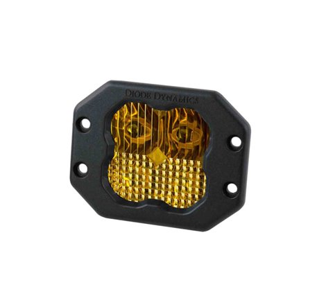 Diode Dynamics SS3 LED Pod Sport - Yellow Combo Flush (Single)